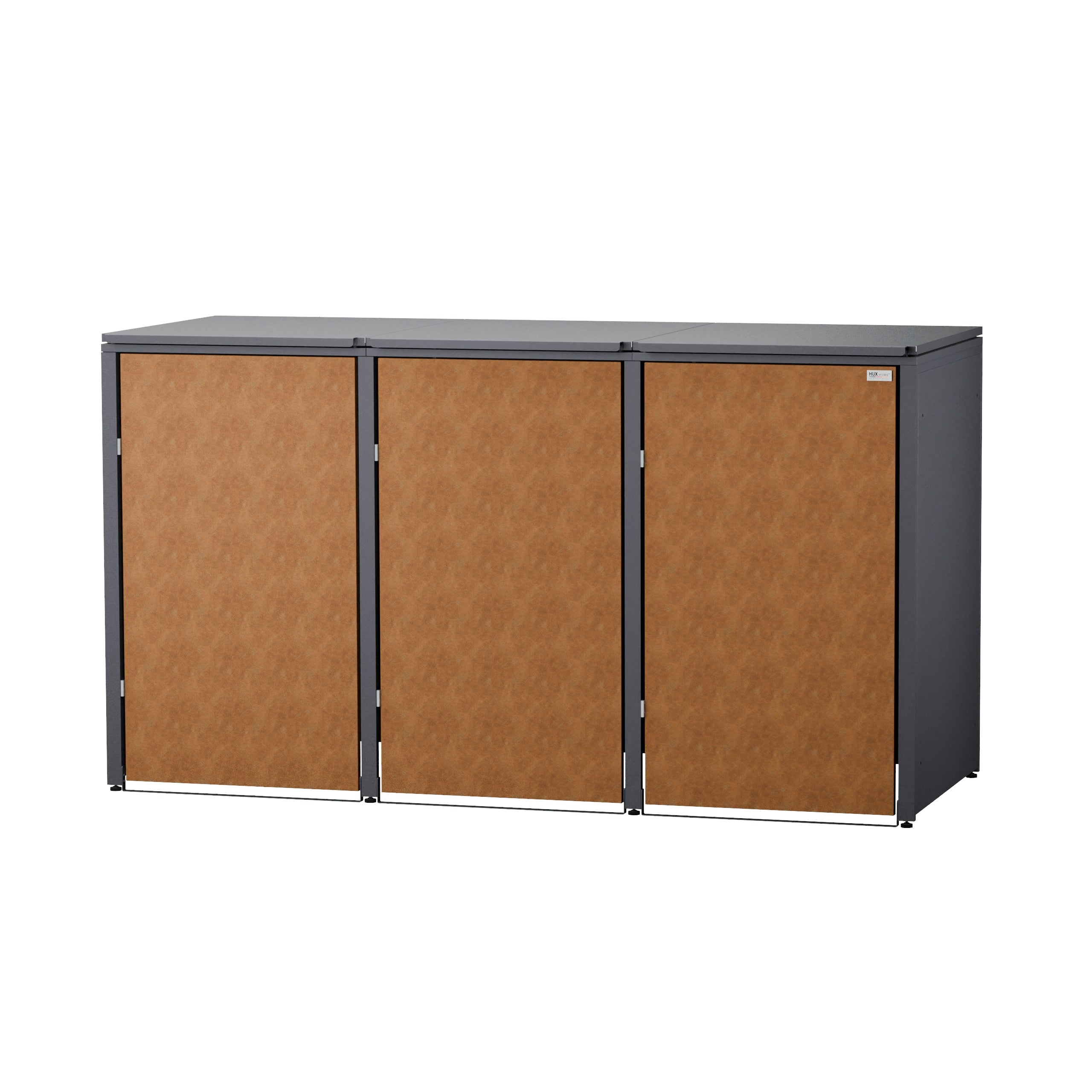 HUX-HOME® Hamburg wheelie bin box / wheelie bin enclosure for 240 L bins