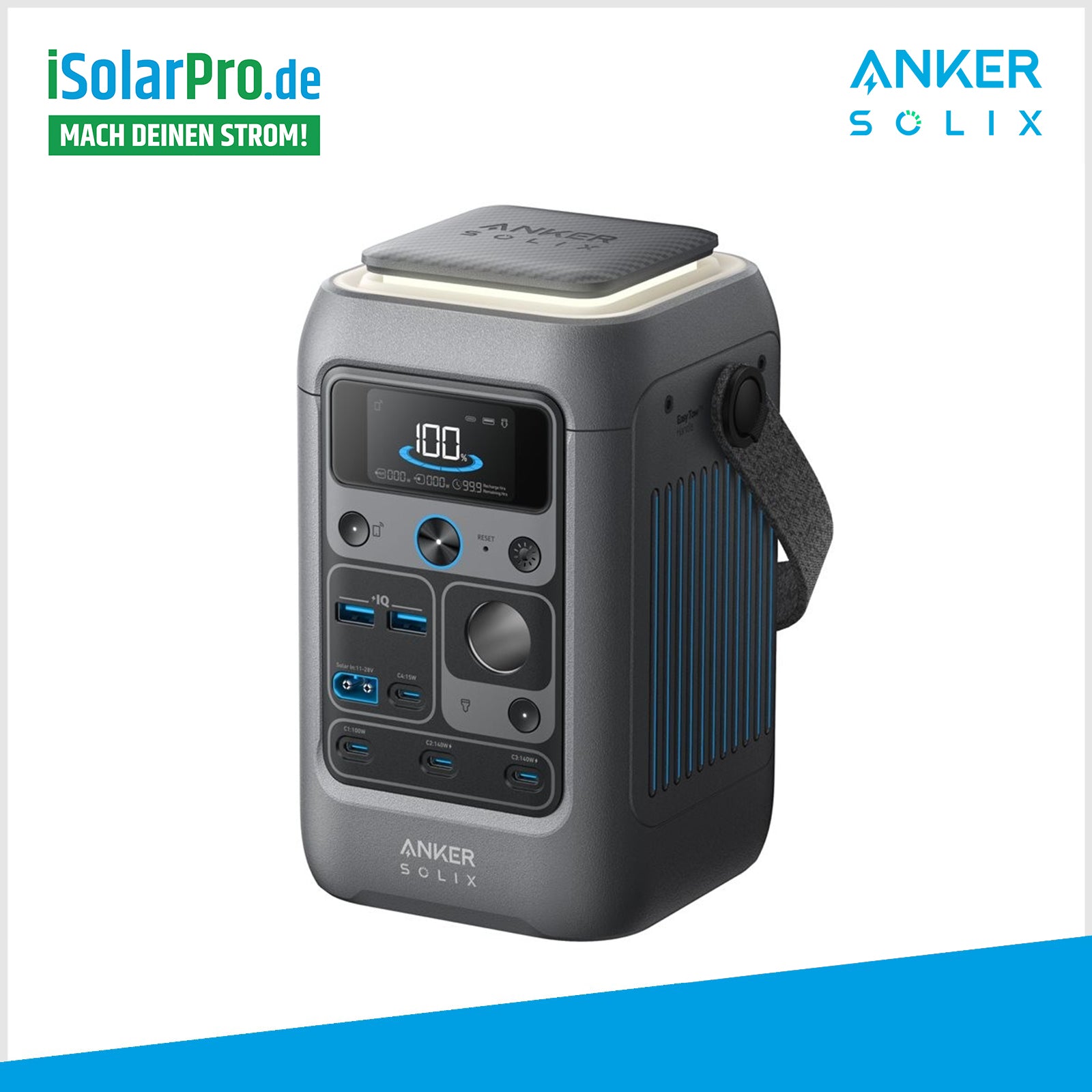 288Wh Anker SOLIX C300X DC Tragbare Powerstation
