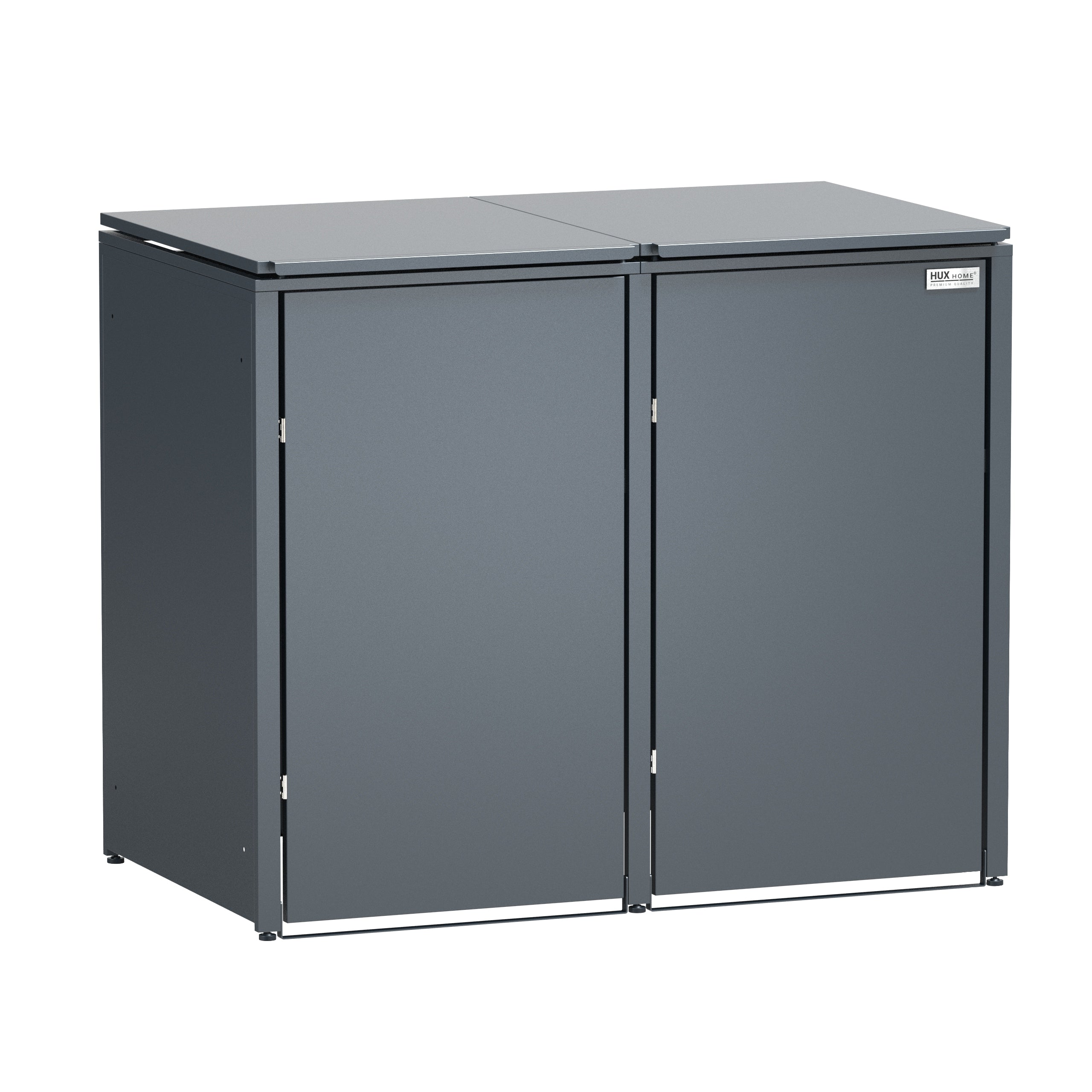 HUX-HOME® Berlin Mülltonnenbox / Mülltonnenverkleidung für 240L Tonnen