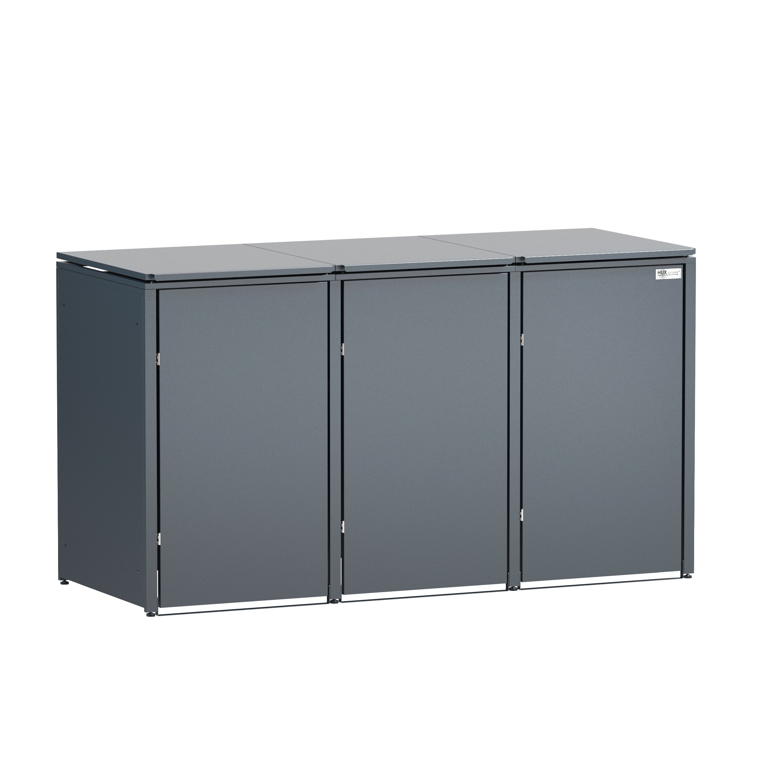 HUX-HOME® Berlin Mülltonnenbox / Mülltonnenverkleidung für 240L Tonnen