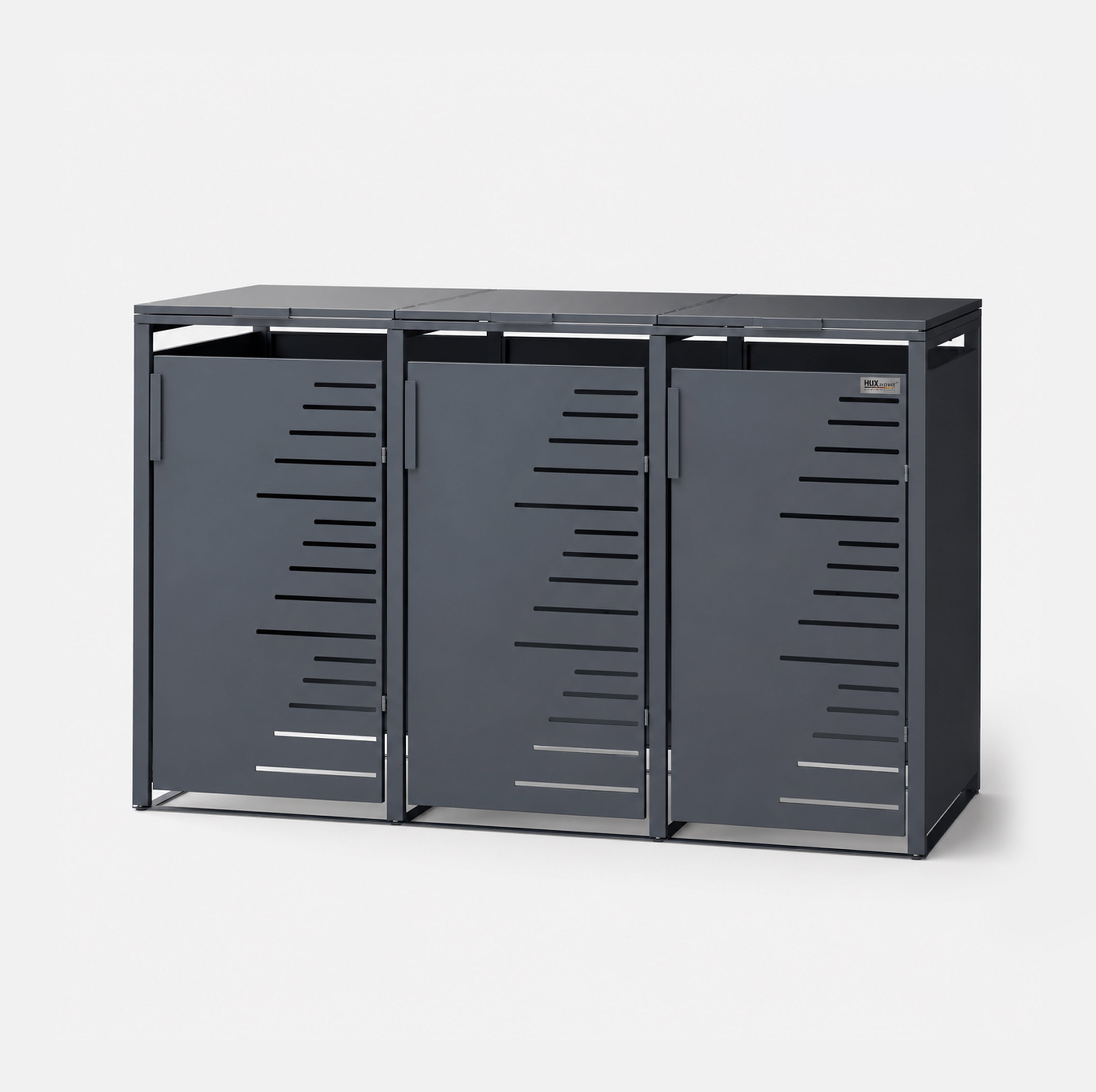 HUX-HOME® Köln Mülltonnenbox / Mülltonnenverkleidung für 240L Tonnen
