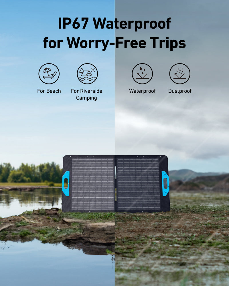 100W Anker SOLIX Faltbares Solarpanel PS100