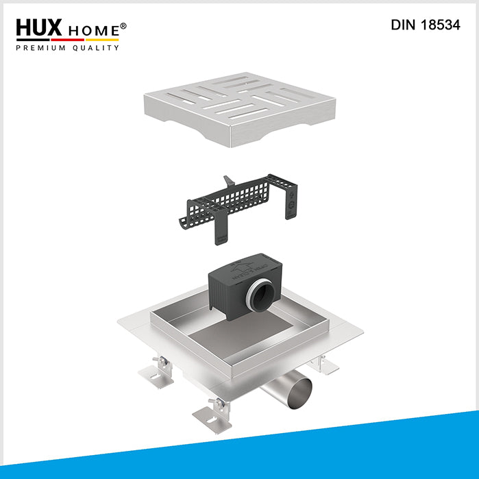HUX-HOME_PREMIUM_Q_Duschrinne_quadratisch_15_x_15_cm_befliesbar_3-reihig_geschlitzt_8-reihig_gelocht_aus_Edelstahl_nach_DIN18534