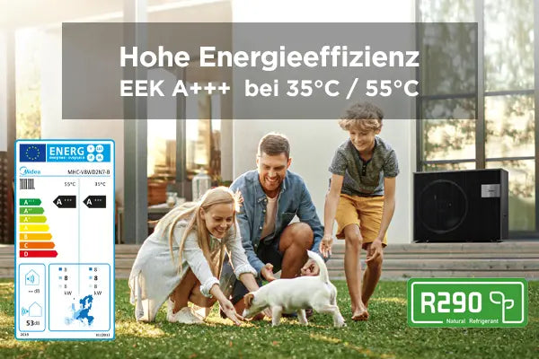 R290 Wärmepumpe – Nature Serie Modell V10WD2N7-BER90