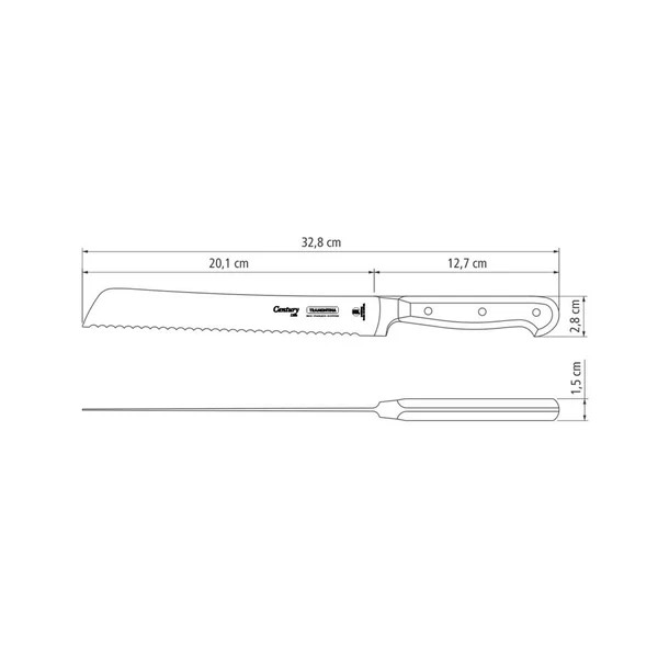 Tramontina_CENTURY_Brotmesser_-_20_cm