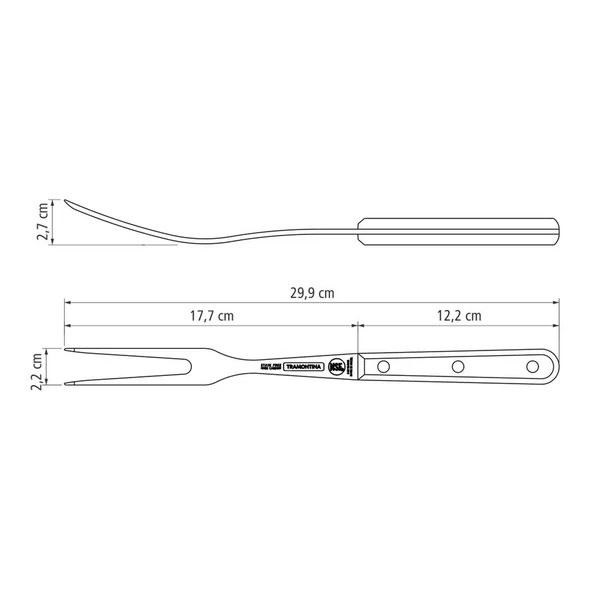 Tramontina_CENTURY_Tranchiergabel_-_18_cm