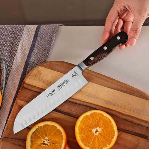 Tramontina_CENTURY_WOOD_Santokumesser_-_F_r_Fleisch_Fisch_Gem_se_mit_Kullenschliff_25_Jahre_Garantie