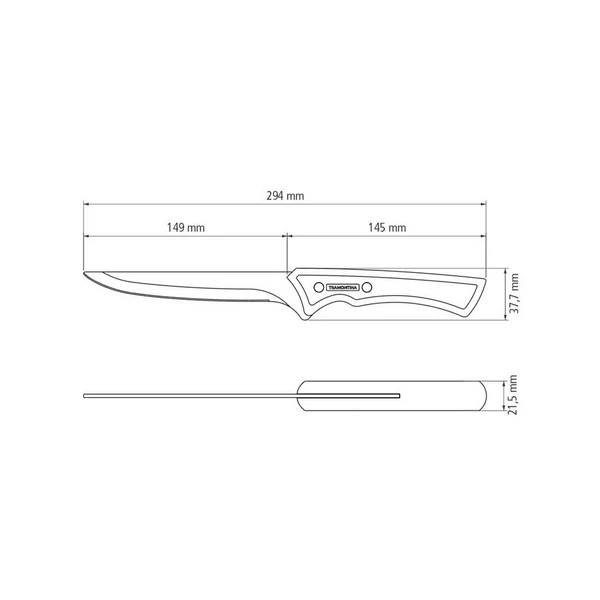 Tramontina_CHURRASCO_BLACK_Ausbeinmesser_-_15_cm