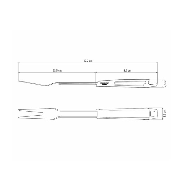 Tramontina_CHURRASCO_BLACK_Grillgabel_rostfreier_Edelstahl