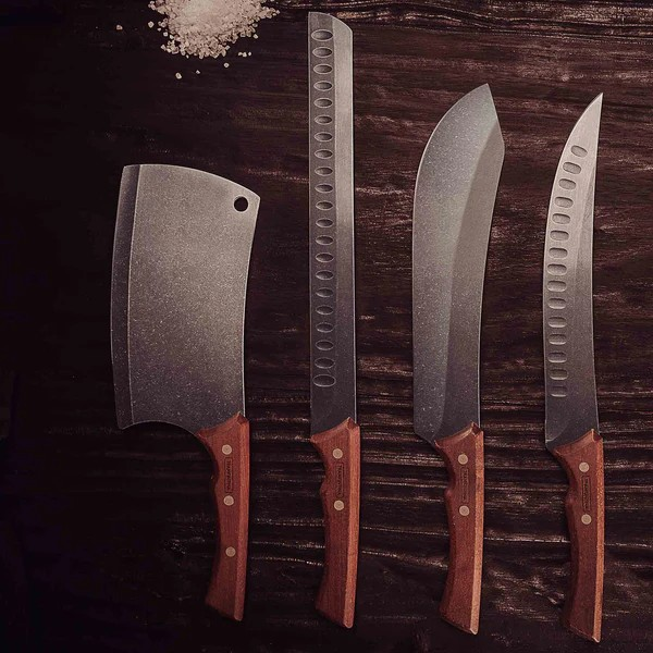 Tramontina_CHURRASCO_BLACK_Hackmesser_-_18_cm