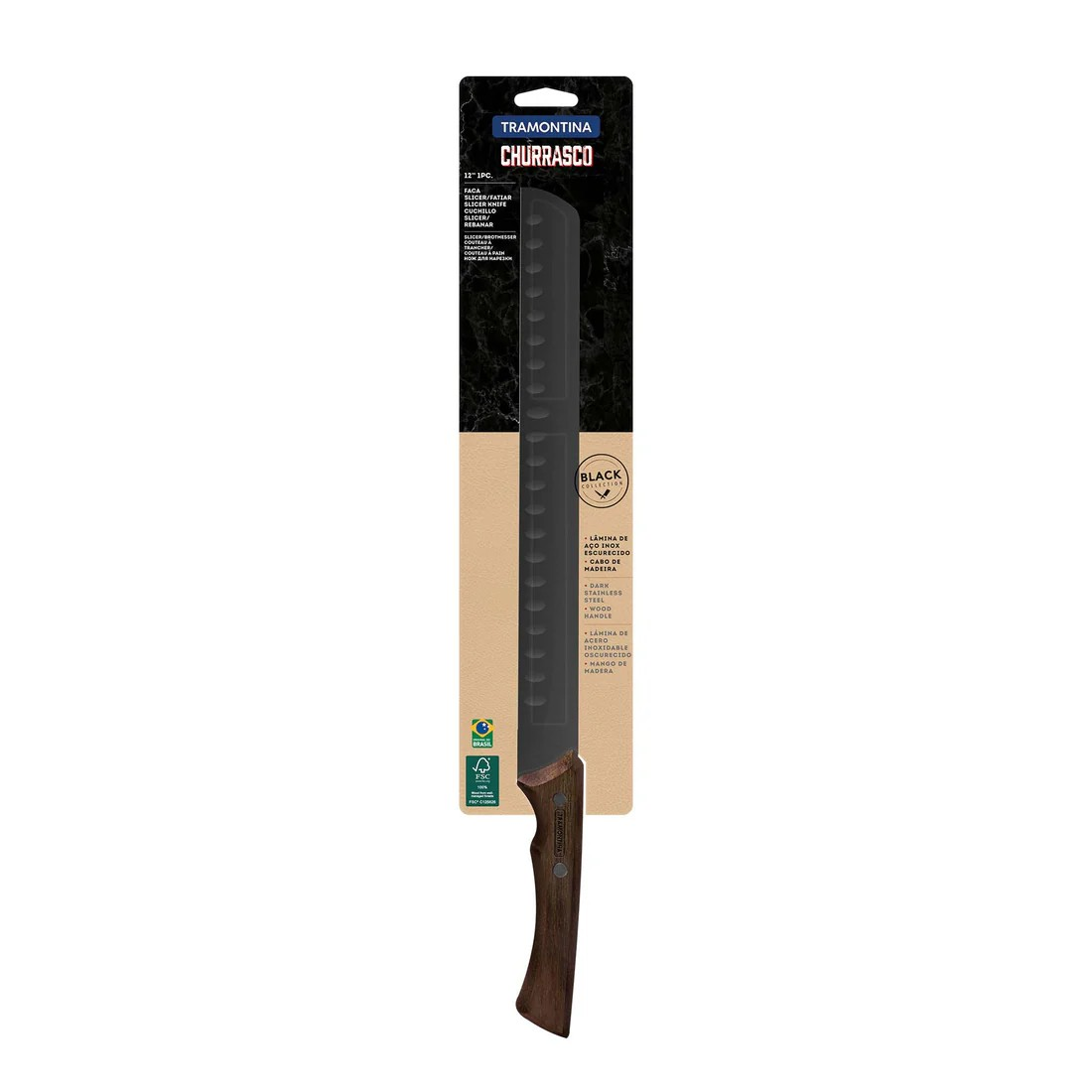 Tramontina_CHURRASCO_BLACK_Schinkenmesser_-_29_cm1