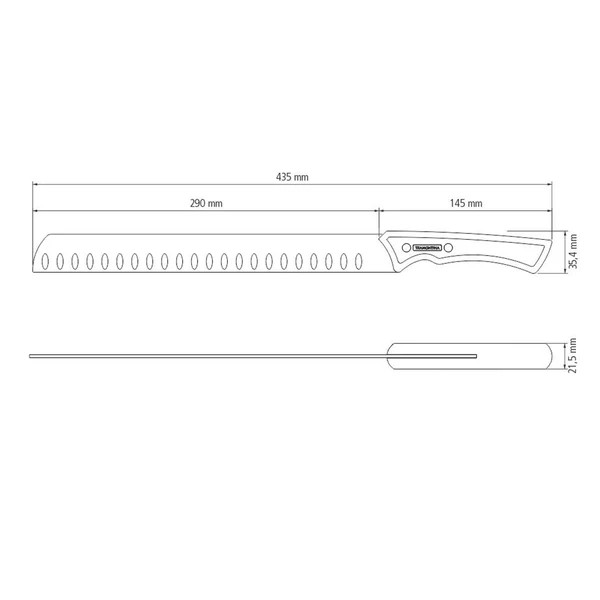 Tramontina_CHURRASCO_BLACK_Schinkenmesser_-_29_cm1