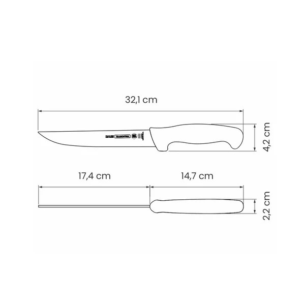 Tramontina PROFISSIONAL Stechmesser rostfrei antibakteriell