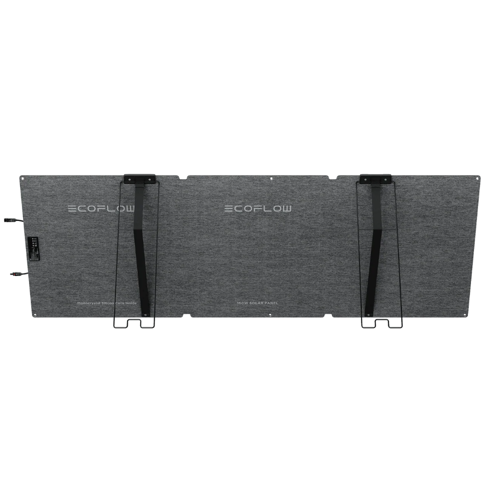 160W ECOFLOW NextGen – Tragbares Solarpanel mit TOPCon-Technologie und IP68-Schutz