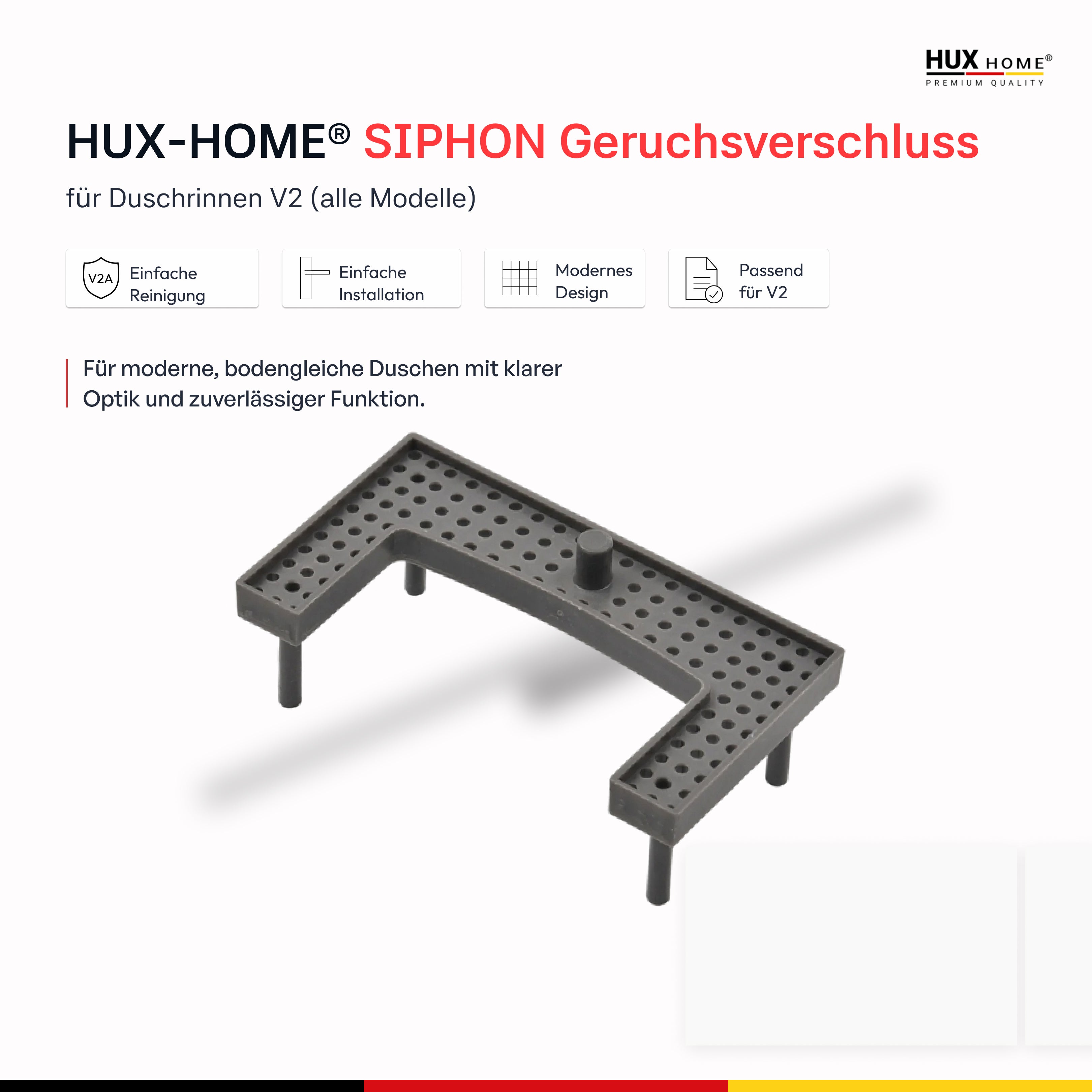 HUX-HOME® HAARSIEB für Duschrinnen (alle Modelle)