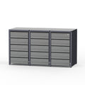 HUX-HOME® Düsseldorf wheelie bin box / wheelie bin enclosure for 240 L bins V.2