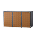 HUX-HOME® Hamburg wheelie bin box / wheelie bin enclosure for 240 L bins