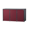 HUX-HOME®  München Mülltonnenbox / Mülltonnenverkleidung für 240L Tonnen