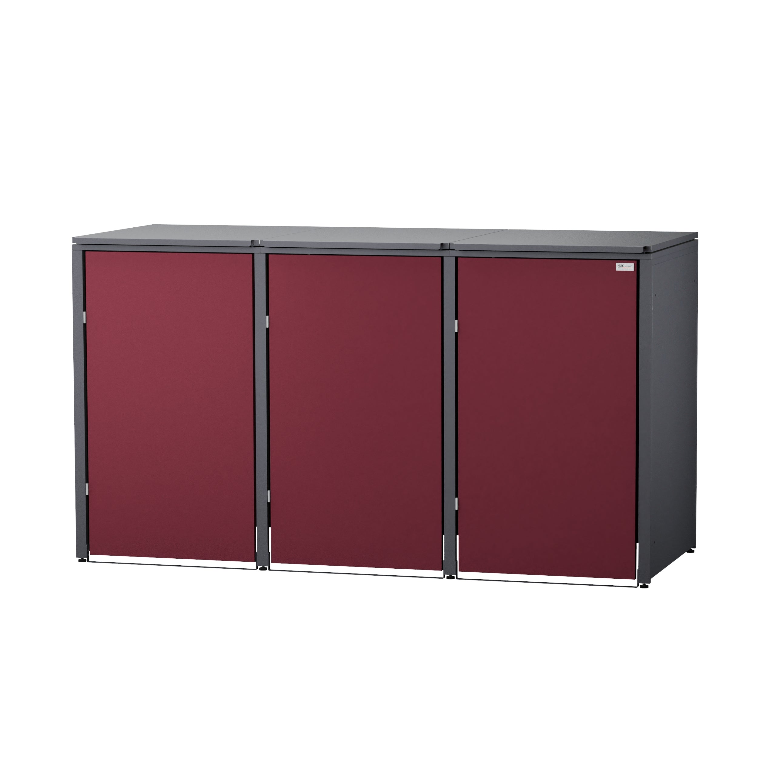 HUX-HOME®  München Mülltonnenbox / Mülltonnenverkleidung für 240L Tonnen