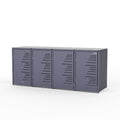 HUX-HOME® Köln wheelie bin box / wheelie bin enclosure for 240 L bins V.2
