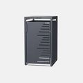 HUX-HOME® Köln V.1 Premium-Mülltonnenbox im exklusiven, minimalistischen Design | Mülltonnenverkleidung für 240-L-Tonnen