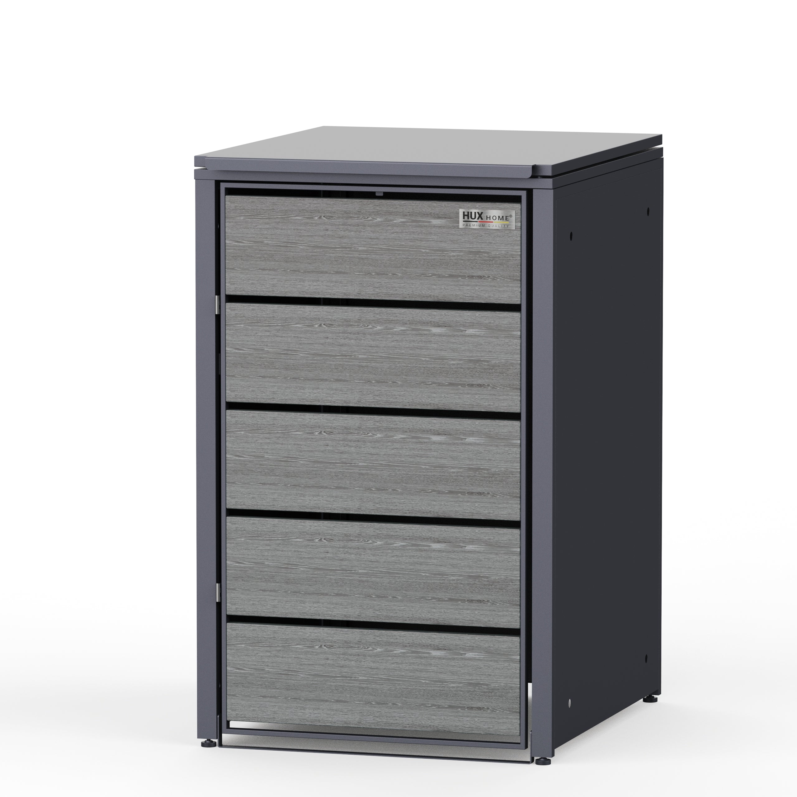 HUX-HOME® Düsseldorf wheelie bin box / wheelie bin enclosure for 240 L bins V.2