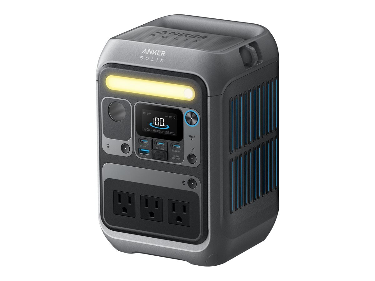 288Wh | 600W Anker SOLIX C300X AC Tragbare Powerstation
