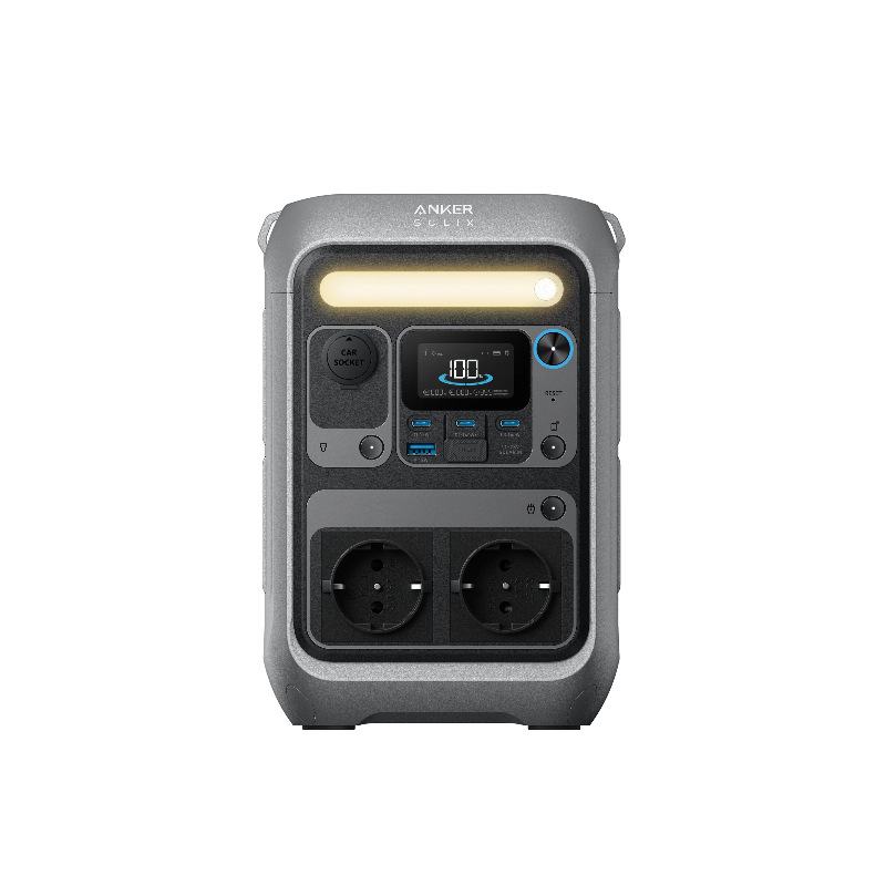 288Wh | 600W Anker SOLIX C300X AC Tragbare Powerstation