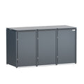 HUX-HOME® Berlin Mülltonnenbox / Mülltonnenverkleidung für 240L Tonnen