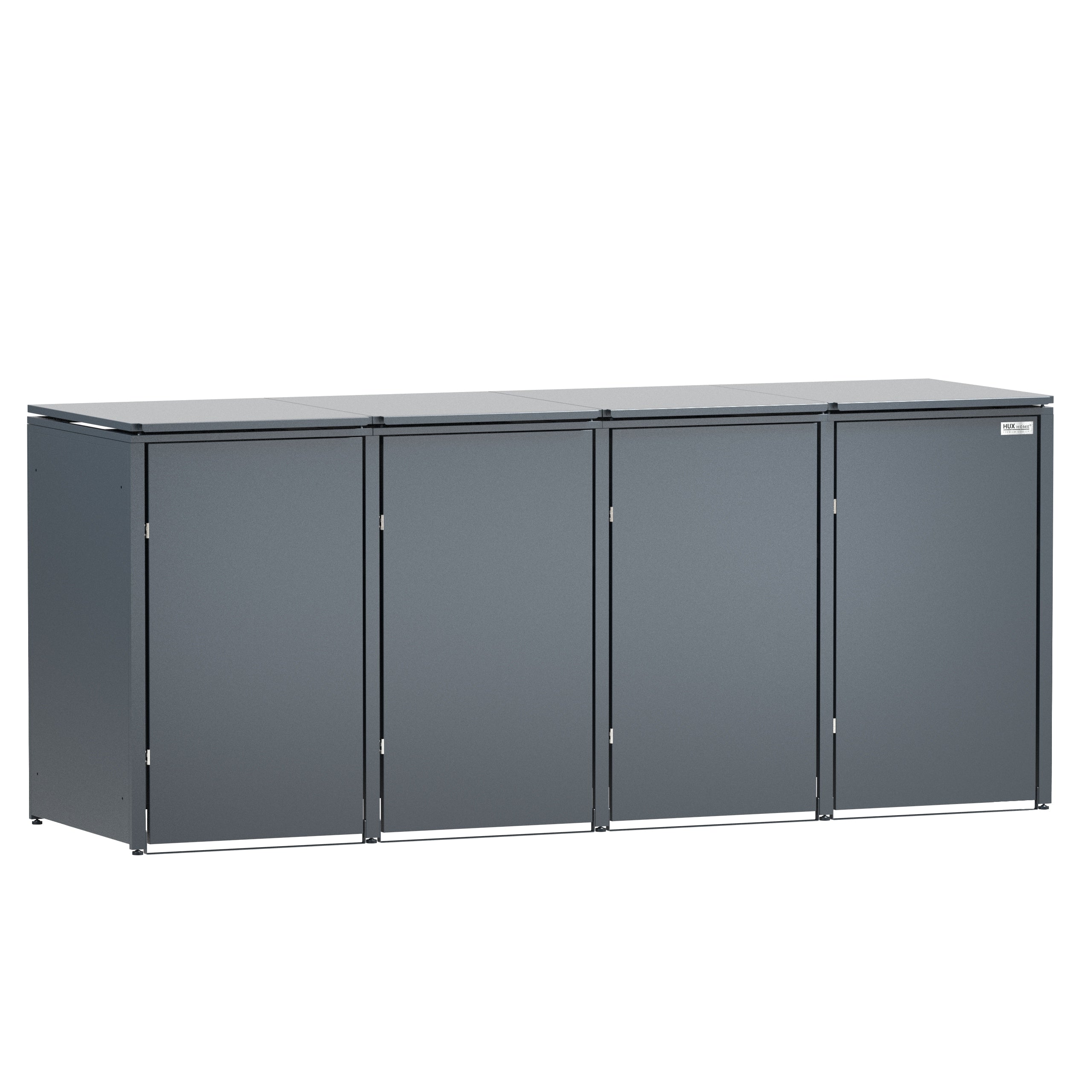HUX-HOME® Berlin Mülltonnenbox / Mülltonnenverkleidung für 240L Tonnen