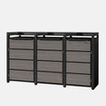 HUX-HOME® Düsseldorf Mülltonnenbox / Mülltonnenverkleidung für 240L Tonnen