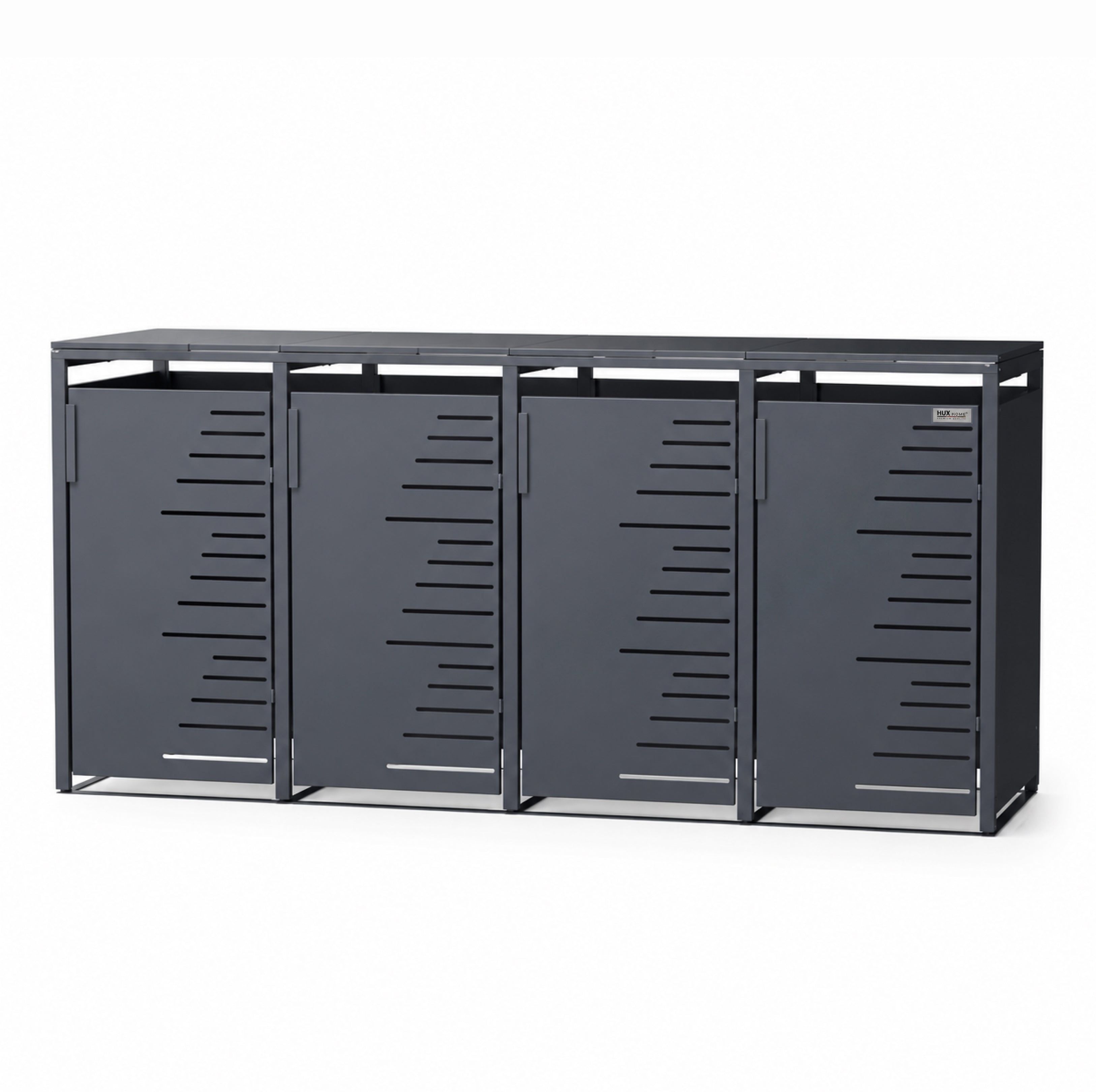 HUX-HOME® Köln Mülltonnenbox / Mülltonnenverkleidung für 240L Tonnen