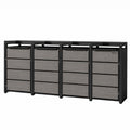 HUX-HOME® Düsseldorf Mülltonnenbox / Mülltonnenverkleidung für 240L Tonnen