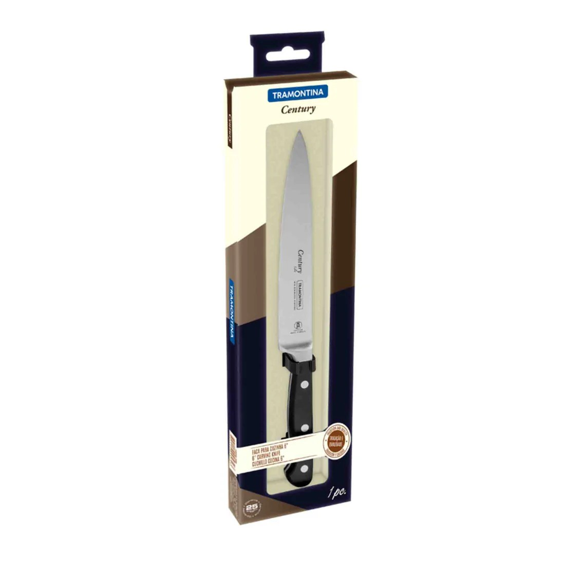Tramontina  CENTURY Zubereitungsmesser 15 cm - hochlegiertem Chrom-Molybdän-Stahl