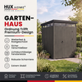 HUX-HOME®  Gartenhaus Bremen WPC Aluminium Holz