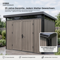 HUX-HOME®  Gartenhaus Bremen WPC Aluminium Holz