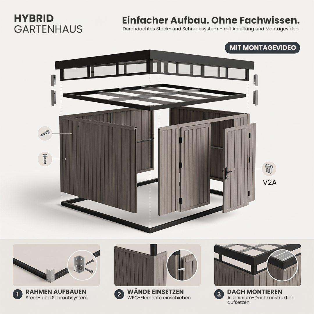 HUX-HOME®  Gartenhaus "Bremen"
