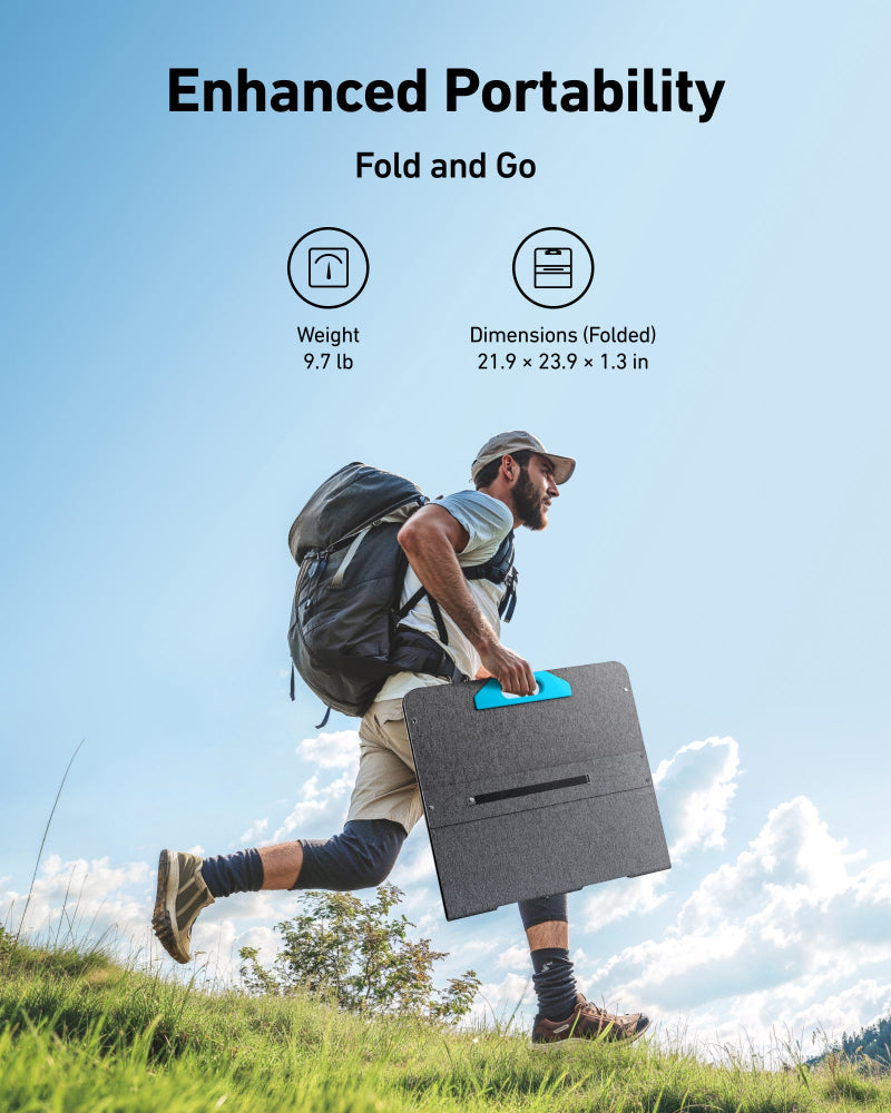 100W Anker SOLIX Faltbares Solarpanel PS100