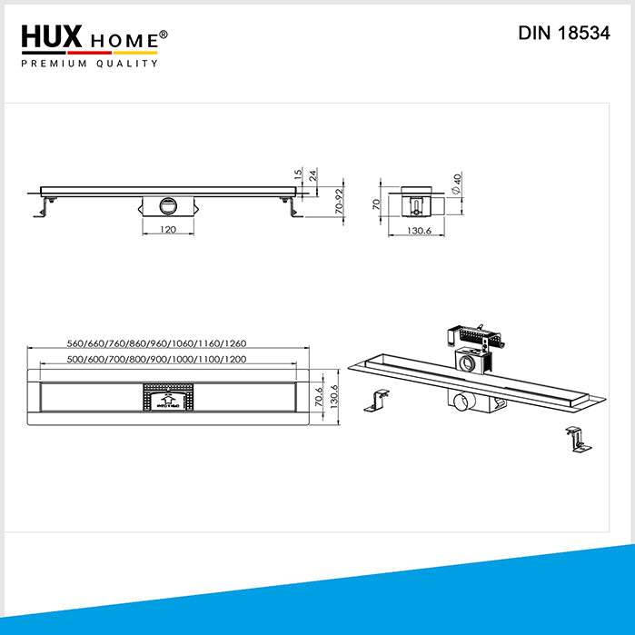 HUX HOME PREMIUM DSCHRINNE SKIZZE MODEL K
