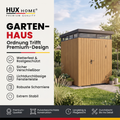 HUX-HOME®  Gartenhaus Bremen WPC Aluminium Holz