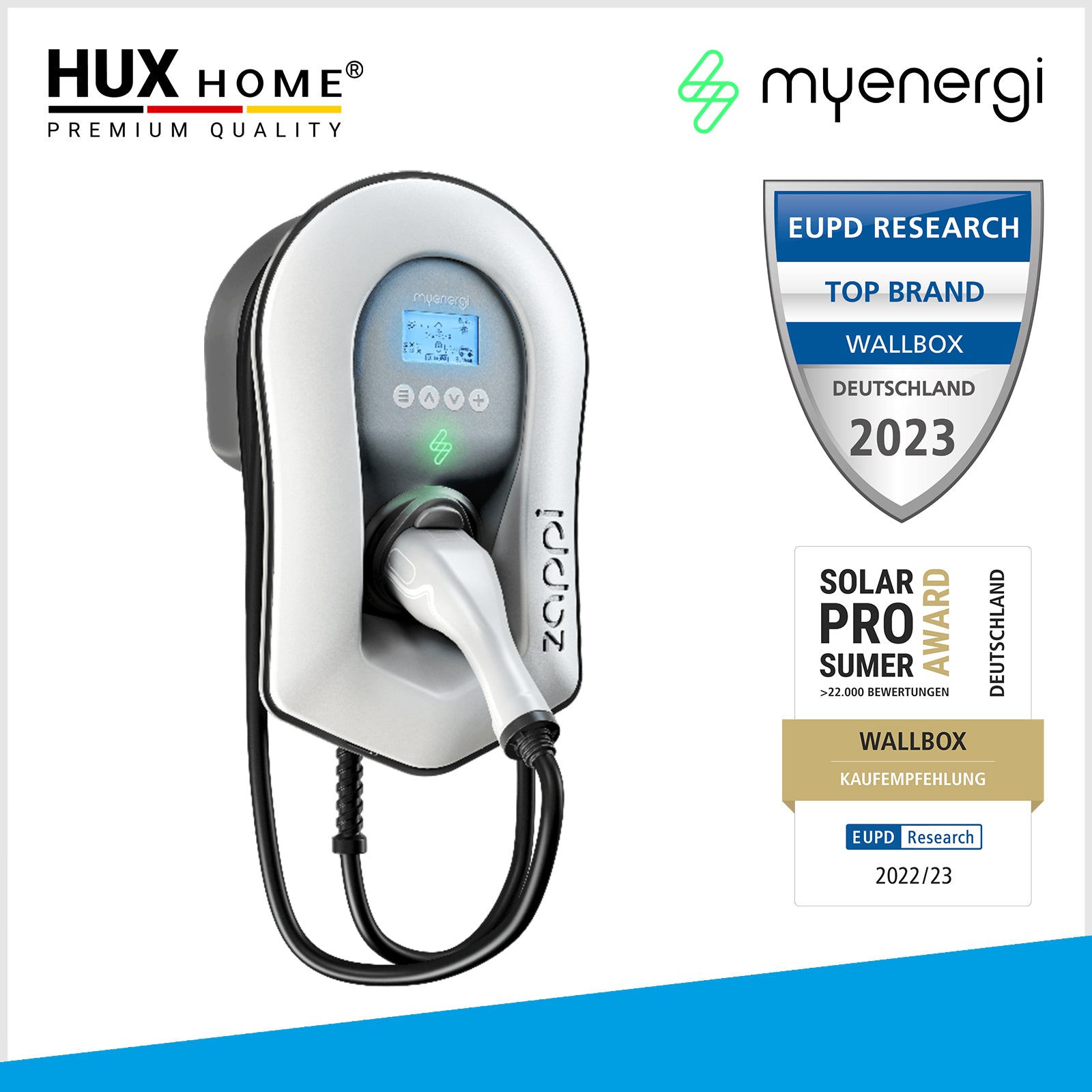 Myenergi_ZAPPI-2H22TW-T_Wei_Wallbox_11_22_kW_3-phasig_WLAN_Festes_6_5m_Ladekabel_mit_integriertem_Hub
