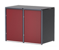 HUX-HOME®  München Mülltonnenbox / Mülltonnenverkleidung für 240L Tonnen
