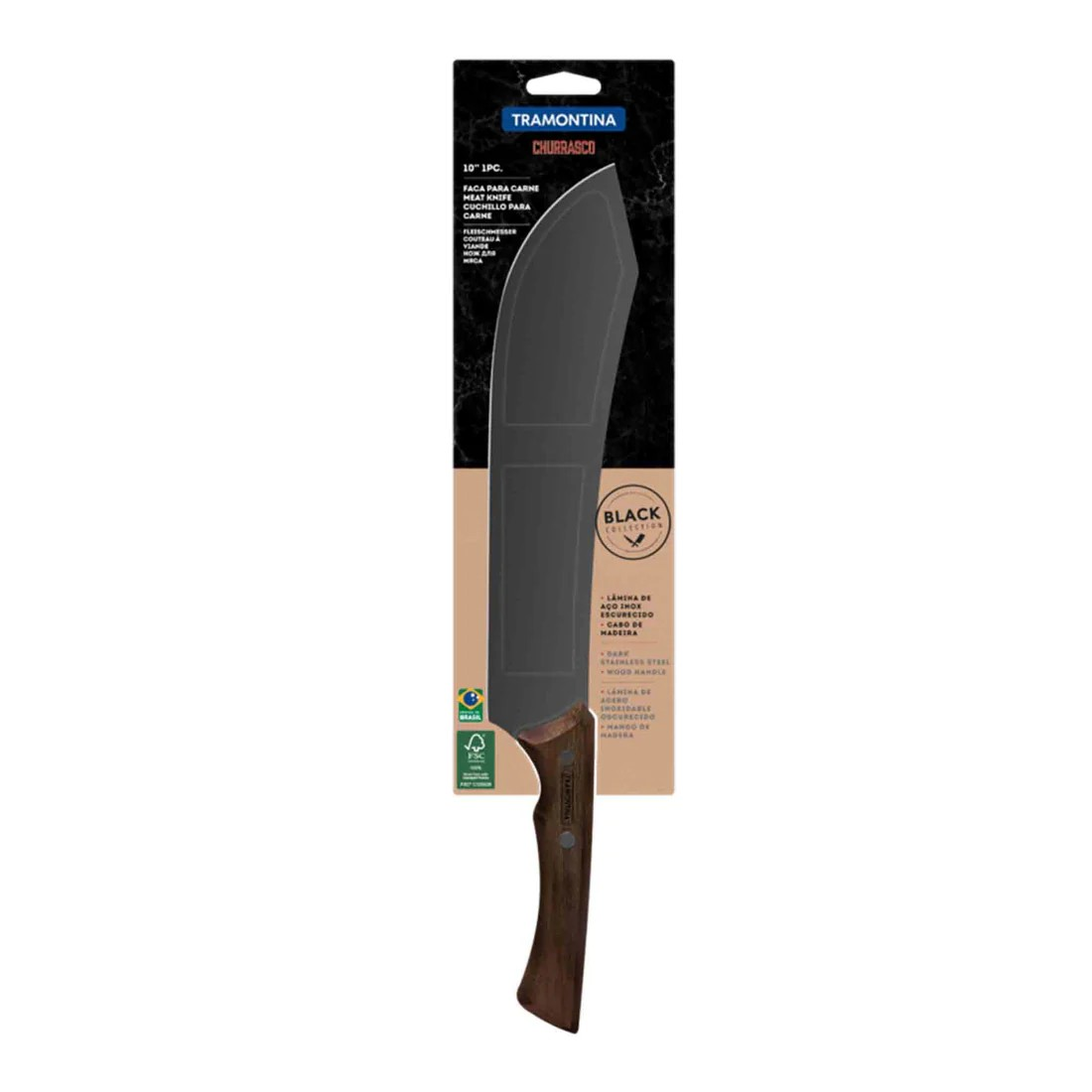 Tramontina_CHURRASCO_BLACK_Klinge_Fleischmesser_lange_schlanke_Klinge_-_24_cm