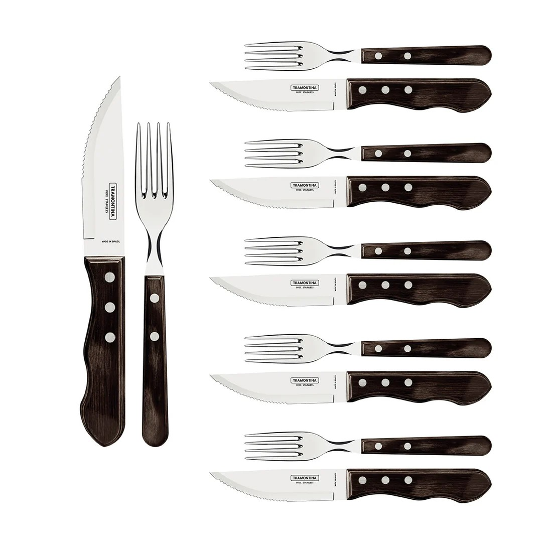 Tramontina_JUMBO_BBQ-Set_15-teilig_Steakmesser_sp_lmaschinenfest_FSC-Holzgriffe