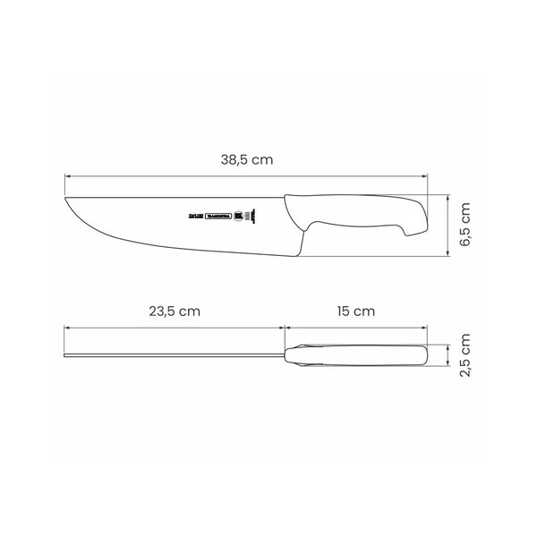 Tramontina_PROFISSIONAL_Blockmesser_23_cm