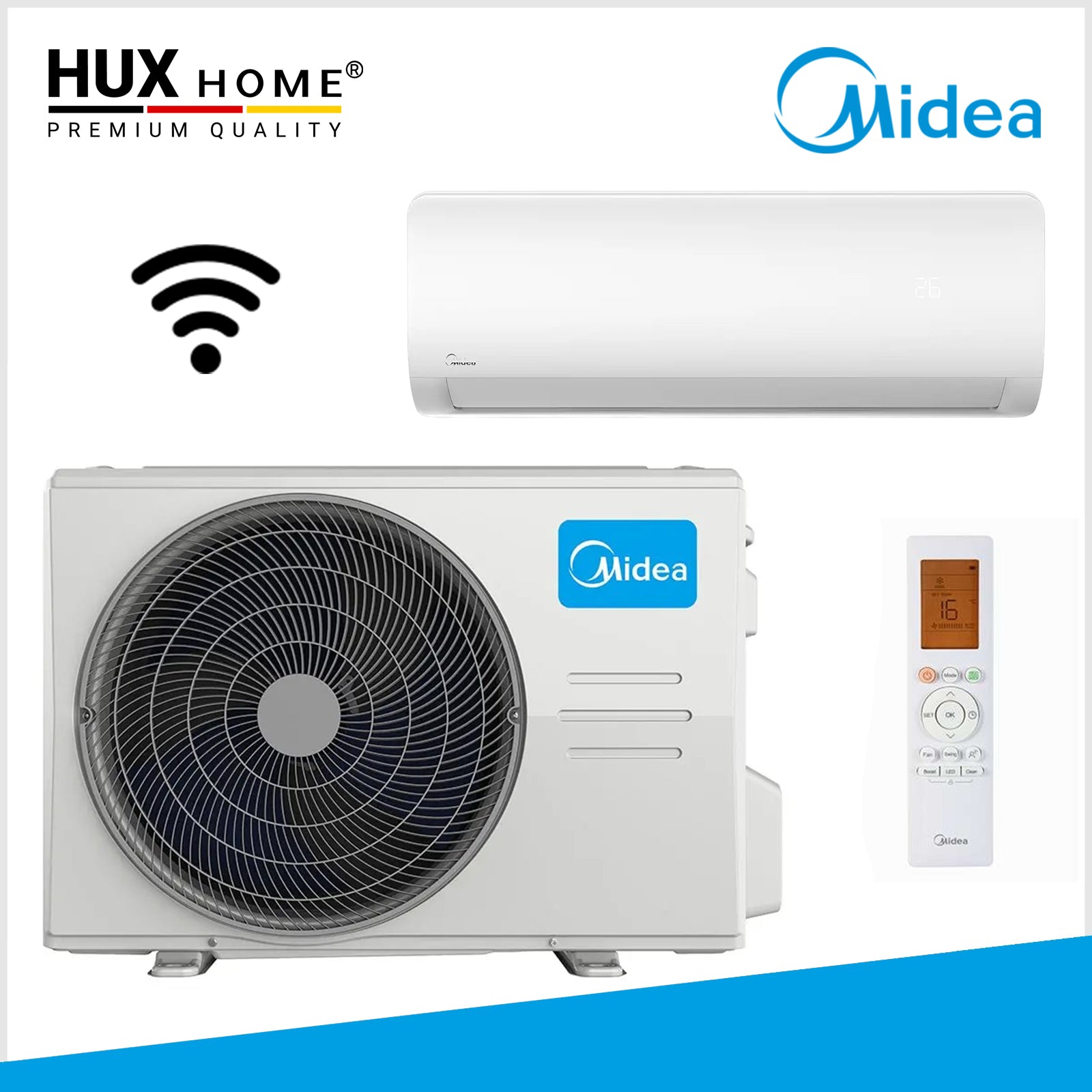 Midea Xtreme Save Pro 24 Klimaanlage Komplett-Set